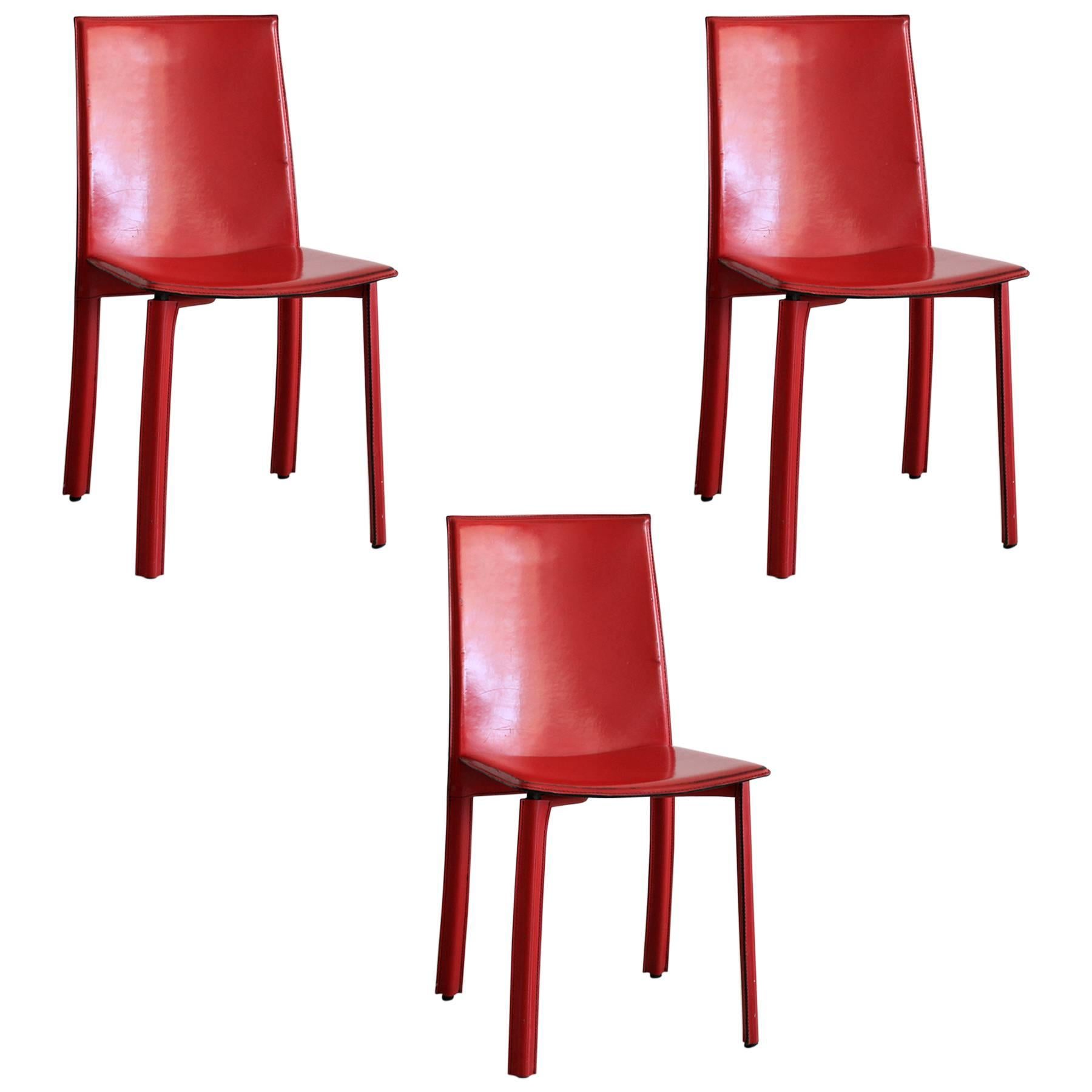 Mario Bellini Style Cab Chairs