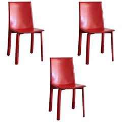 Mario Bellini Style Cab Chairs