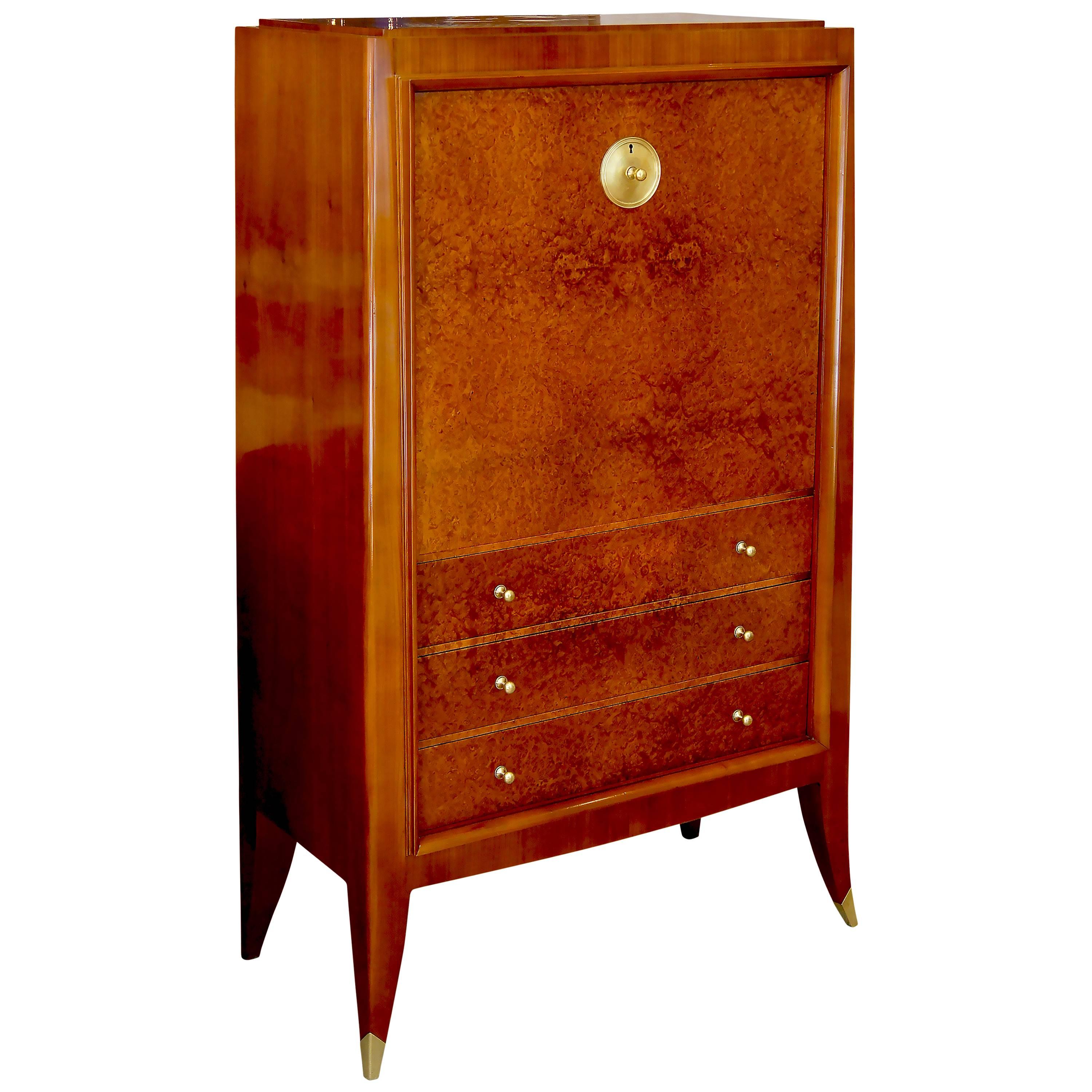 Secretaire Cabinet of an Original Office Duo by Alfred Porteneuve For Sale