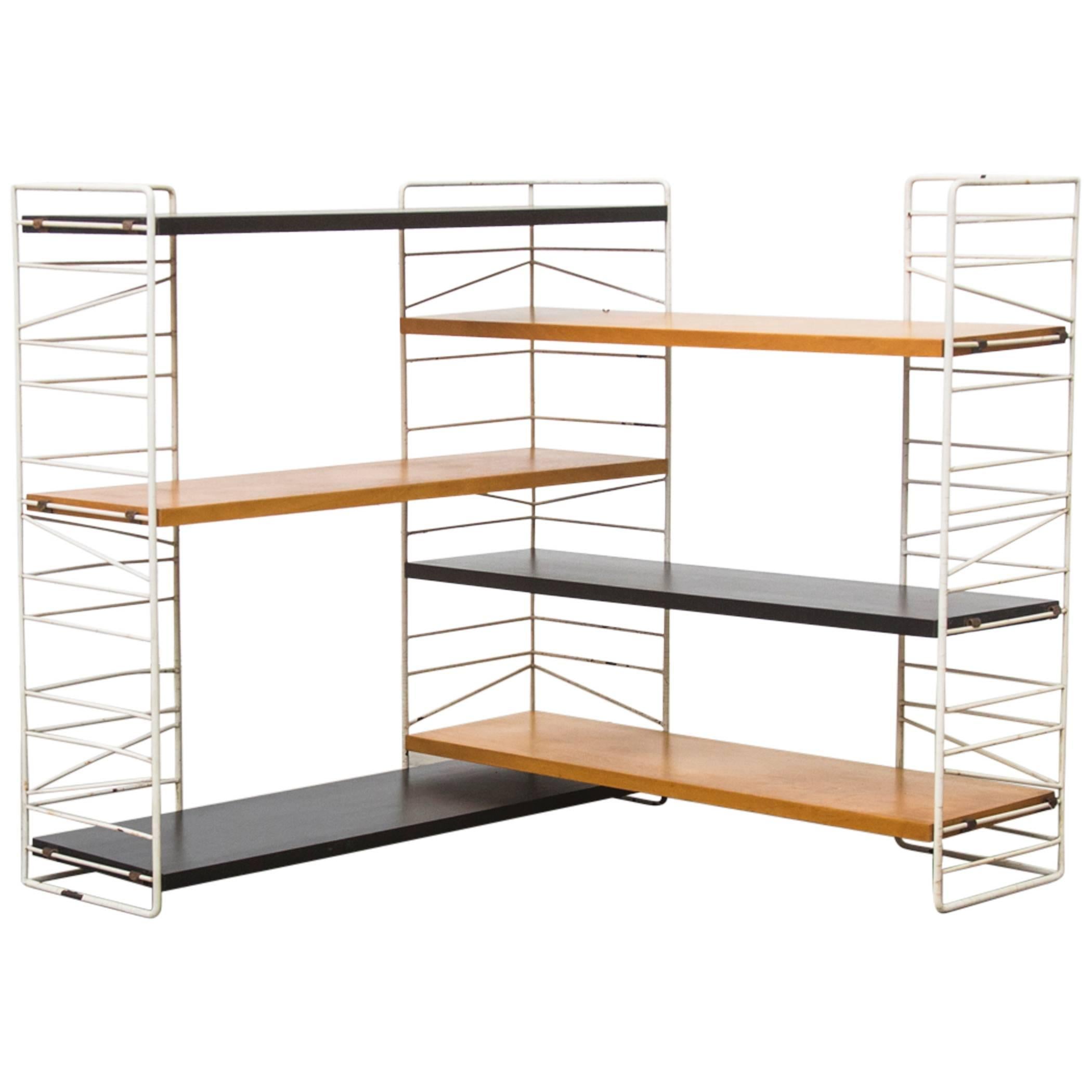 Rare Sonja Swedish Standing Wire Bookshelf Unit