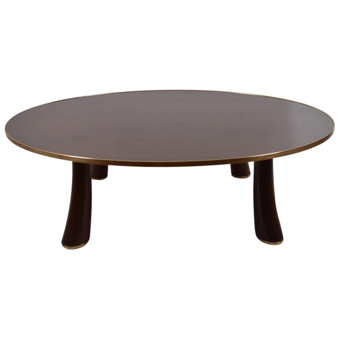 Oval Coffee Table by Dunbar