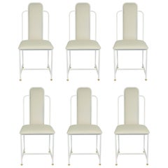 Set of Six 1970s Chairs by Maison Roche