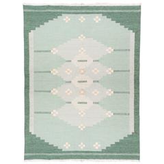 Swedish Rolakan Carpet Handwoven Wool