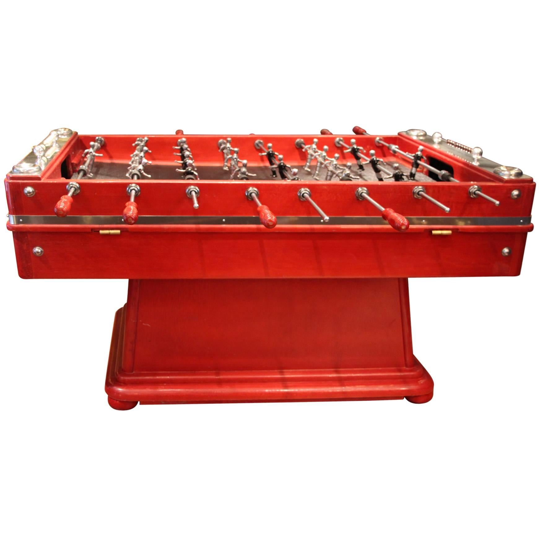 Red Foosball Table, 1970s
