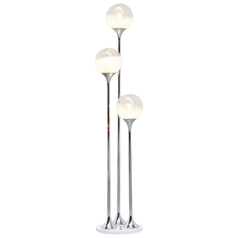 Targetti Sankey Floor Lamp with Frosted Globes, Italy, 1960 at 1stDibs | targetti  sankey lamp, targetti lamp, targetti italy