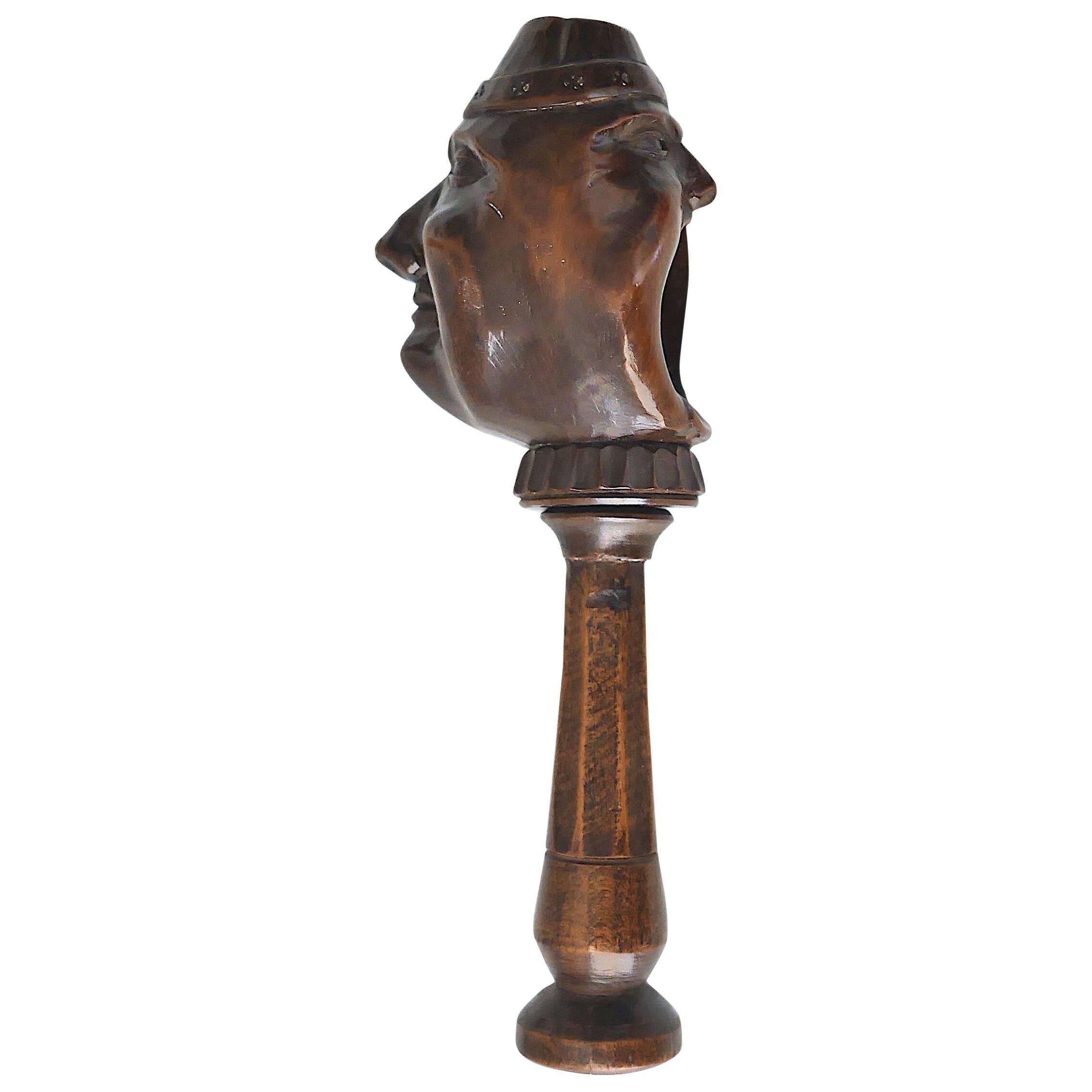 19th Century Double Faced Nutcracker For Sale