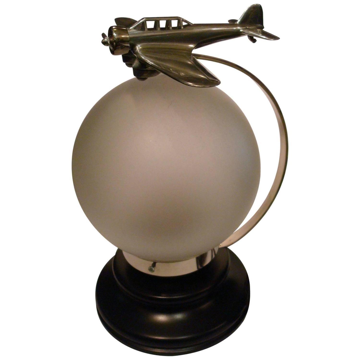 Airplane Fighter table Lamp. U.S.A., circa 1942 For Sale at 1stdibs