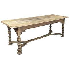 19th Century Oak Dining or Banquet Table