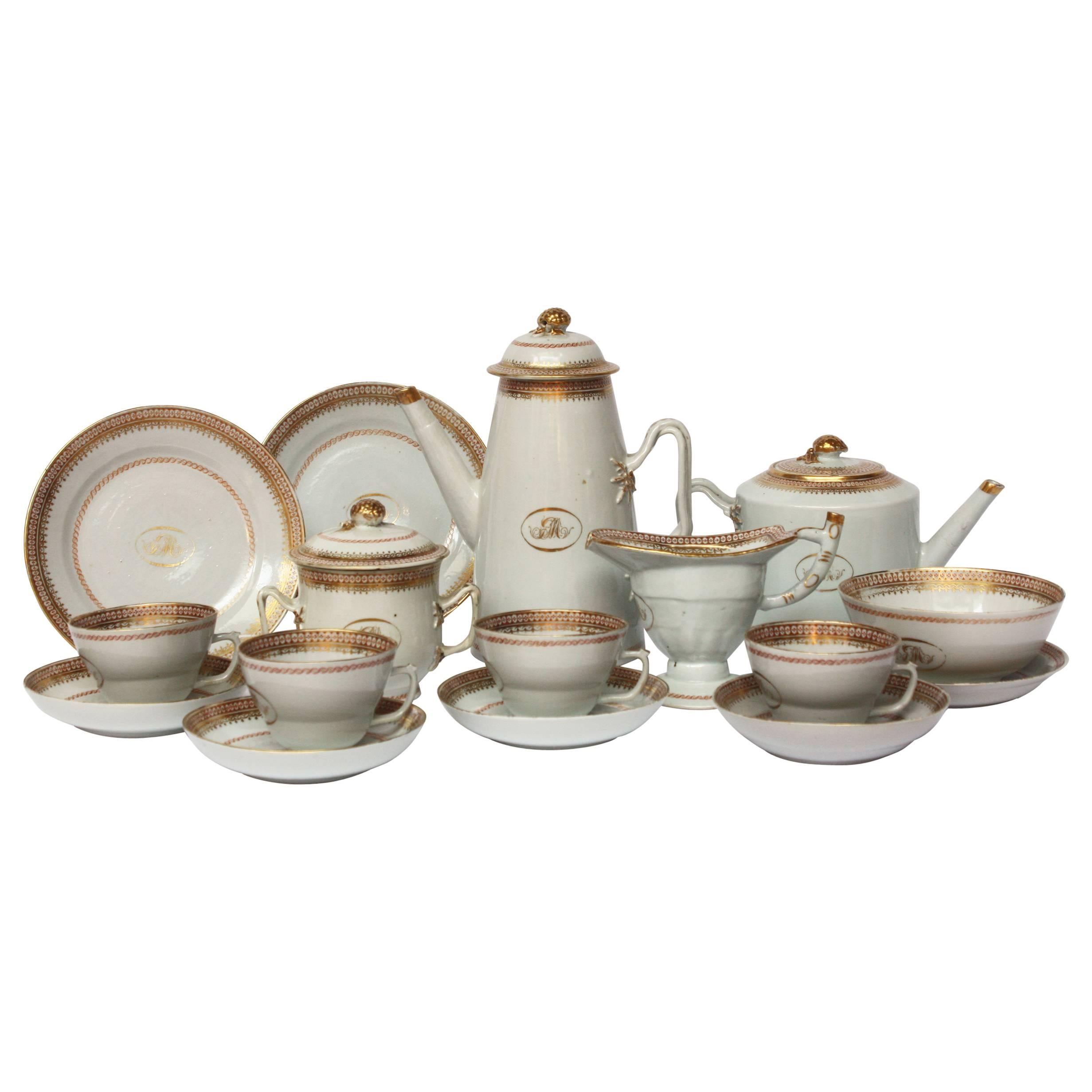 Chinese Export Coffee / Tea Set