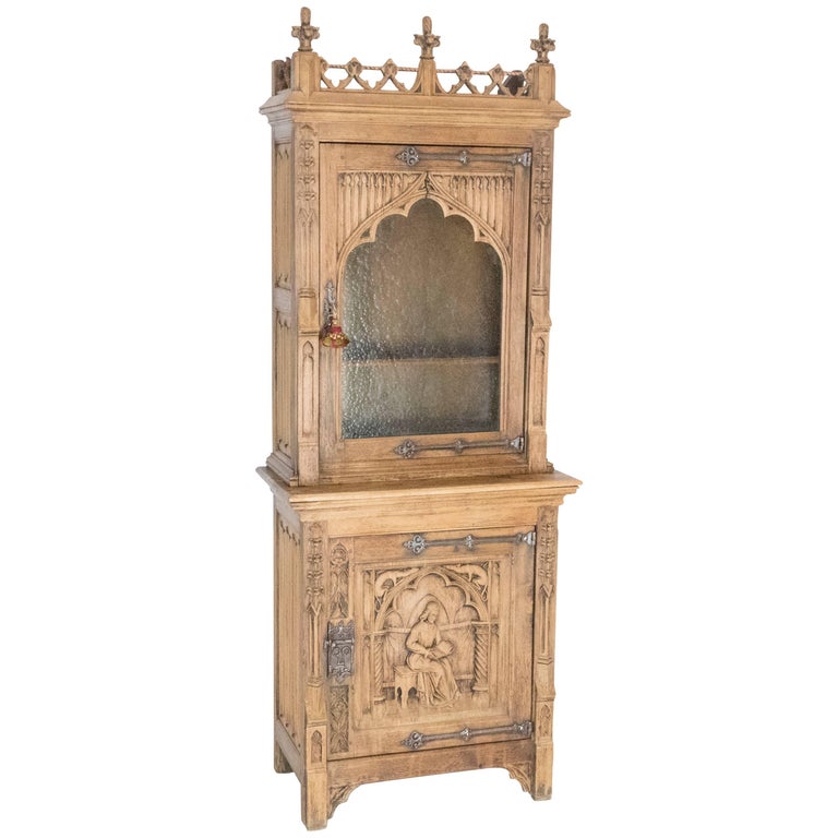 19th Century Gothic Cabinet For Sale At 1stdibs