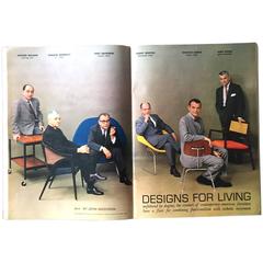 Juli 1961 Playboy mit Eames:: Saarinen:: Bertoia:: Risom:: Wormley u. a.