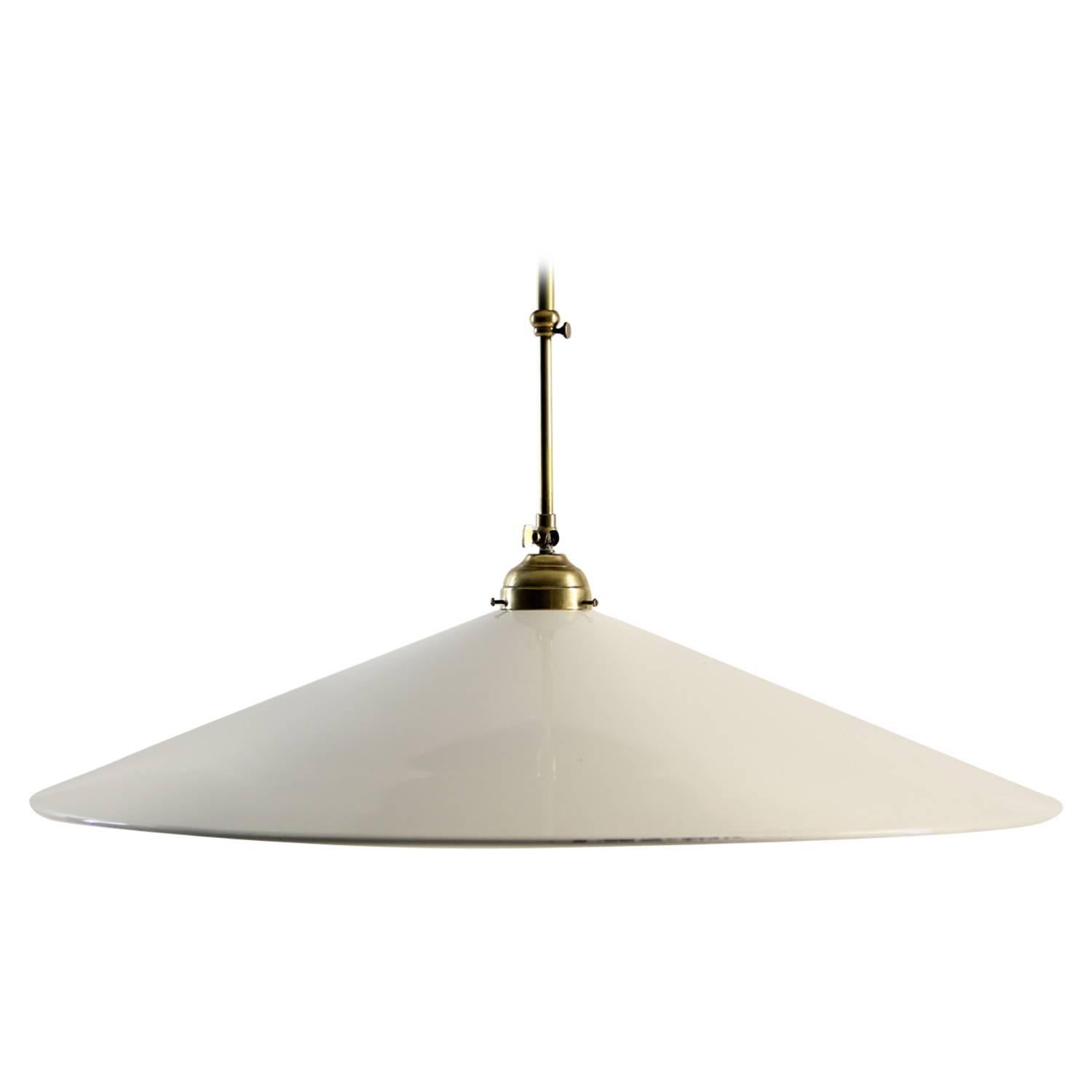 Italian Modernist Pendant Lamp in the Style of Stilnovo For Sale