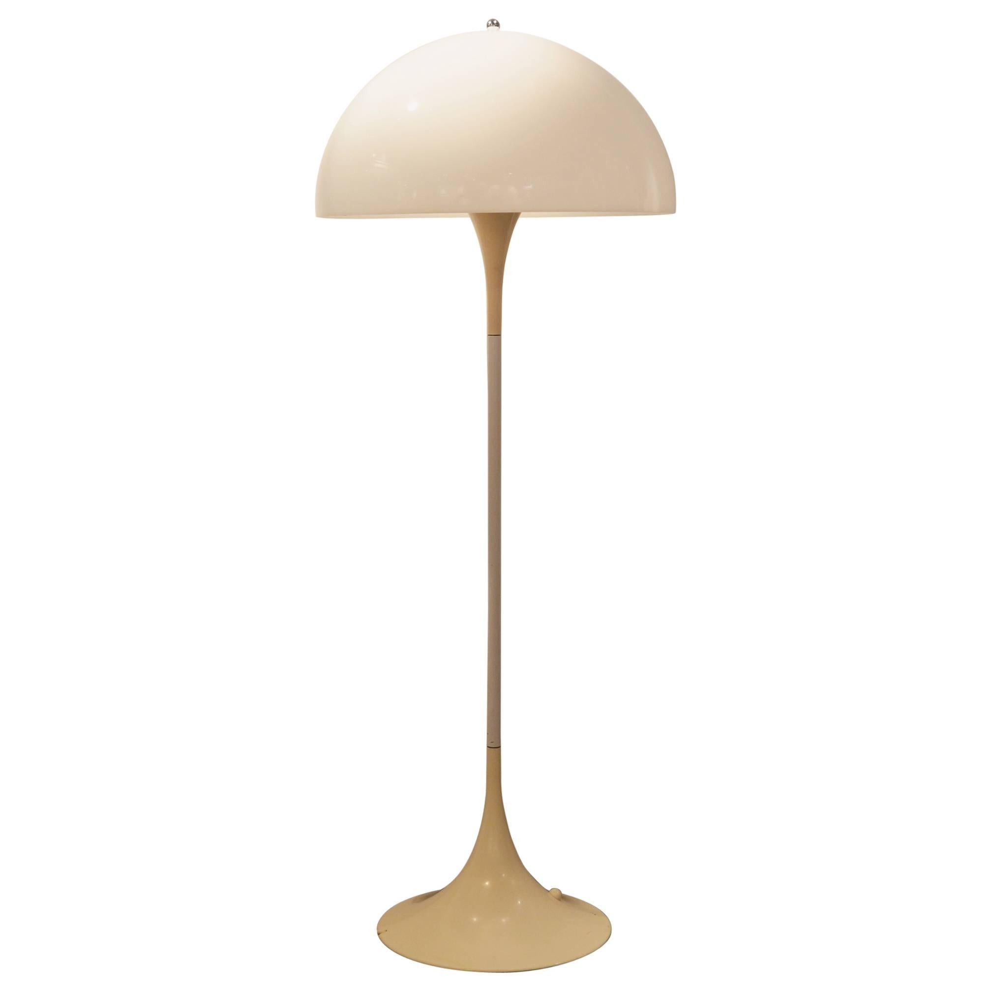 Verner Panton Panthella Floor Lamp by Louis Poulsen For Sale