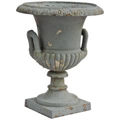  Antique Classical Cast Iron Garden Urn