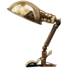 Lampada da tavolo, da parete, a morsetto in stile Art Déco