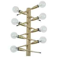 1950s Italian Brass Linear Wall Lamp 5