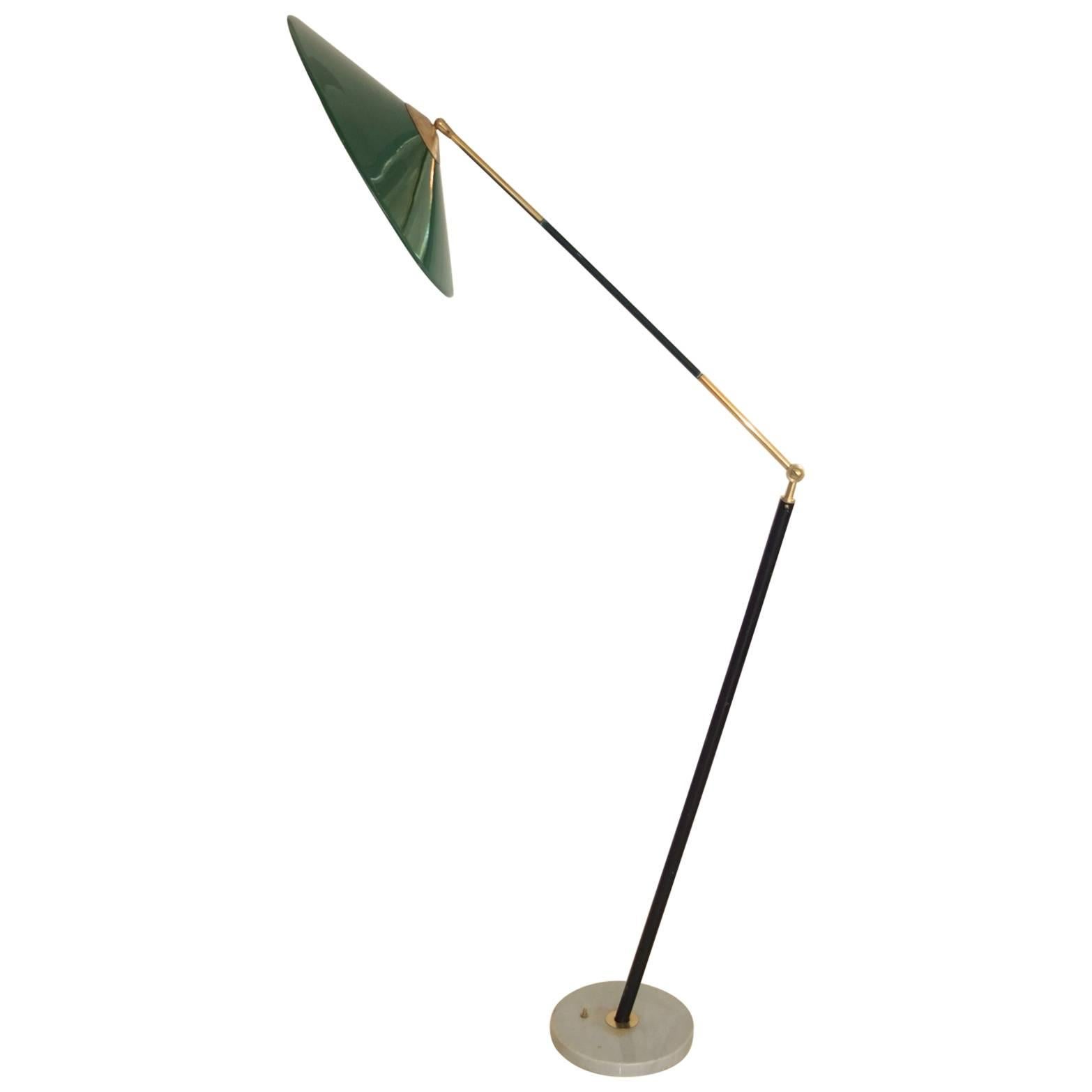 Articulating Floor Lamp by Stilux Milano For Sale