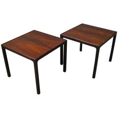 Couple of Lamp Tables in Rosewood from Silkeborg Furniture Factory, 1960s