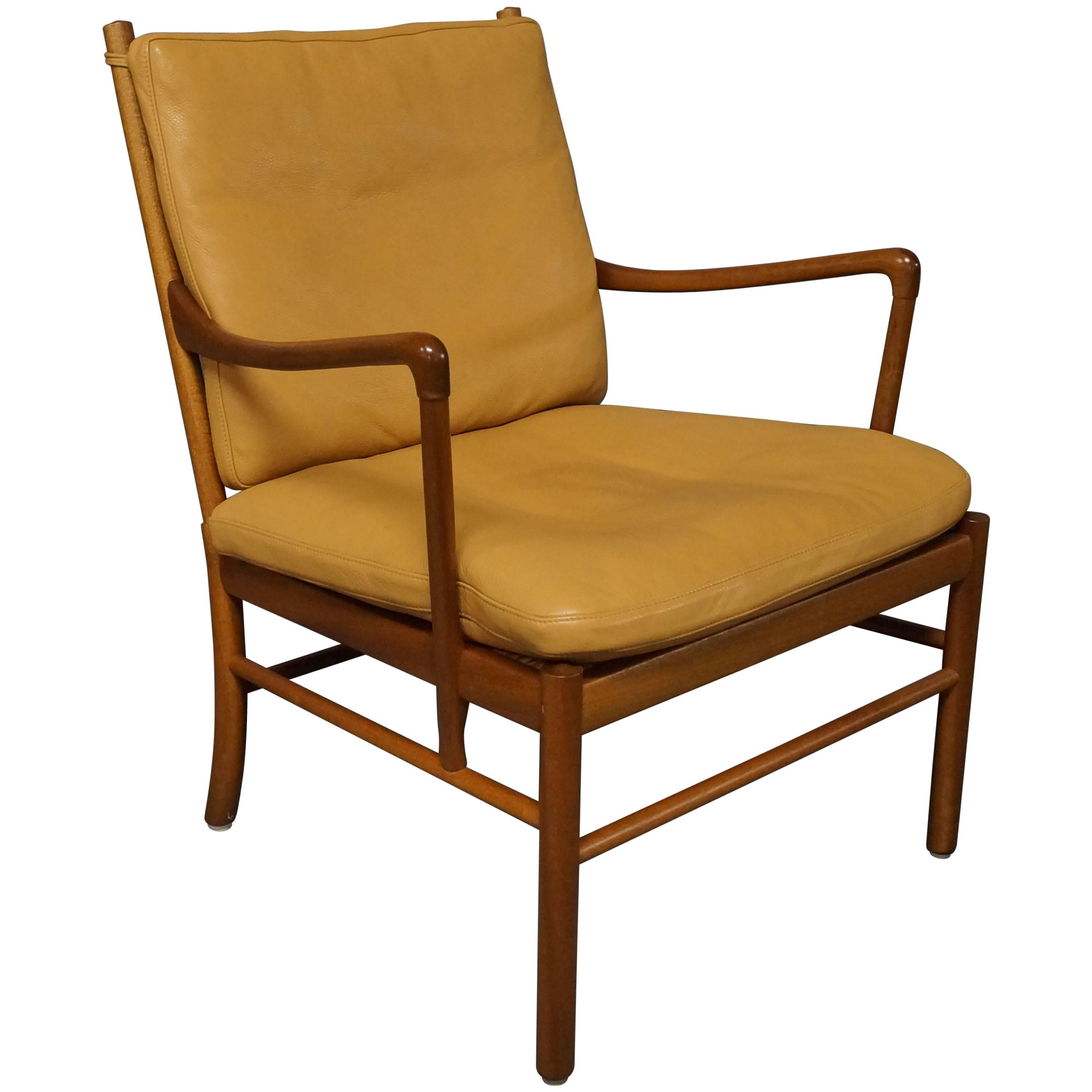 "Colonial" Chair, Model PJ149 in mahogany by Ole Wanscher and P. Jeppesen, 1960s