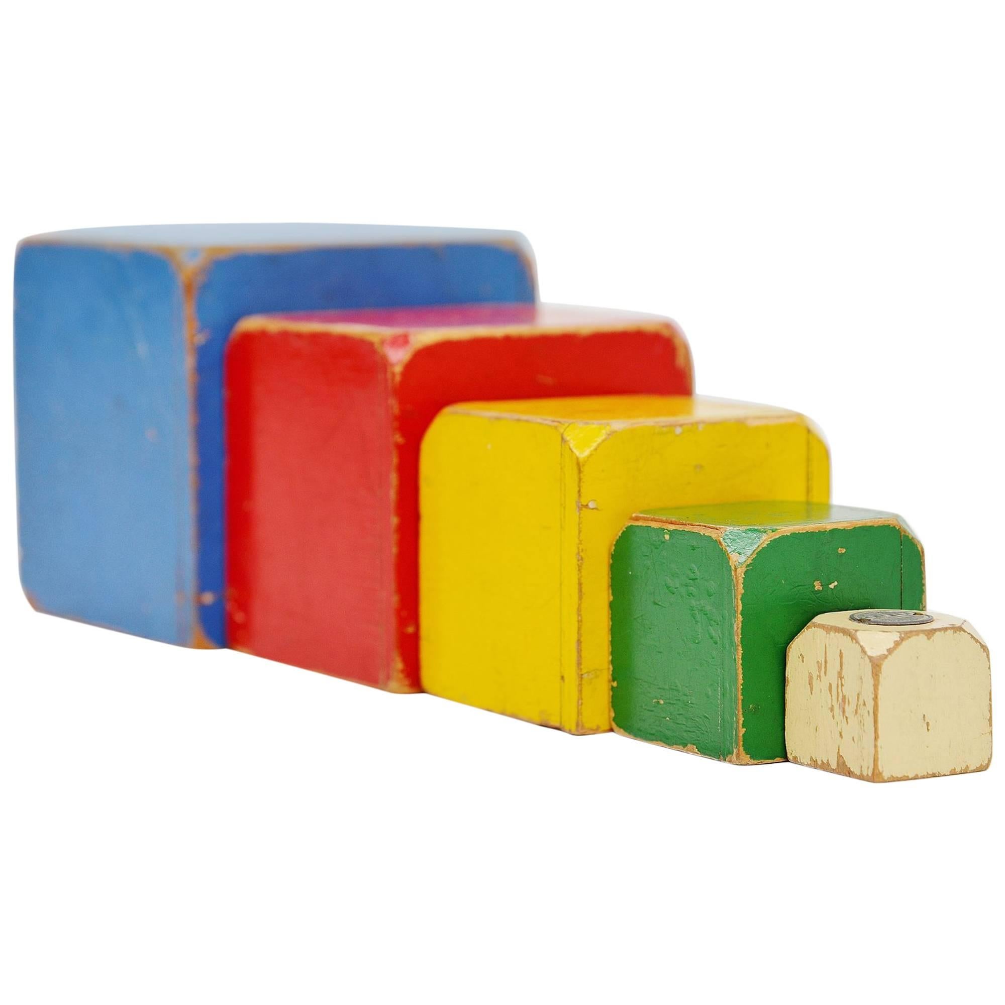 Ado Toy Cubes Set Ko Verzuu, 1950 For Sale