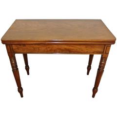 Beautifully Figured Flame Mahogany Tea Table