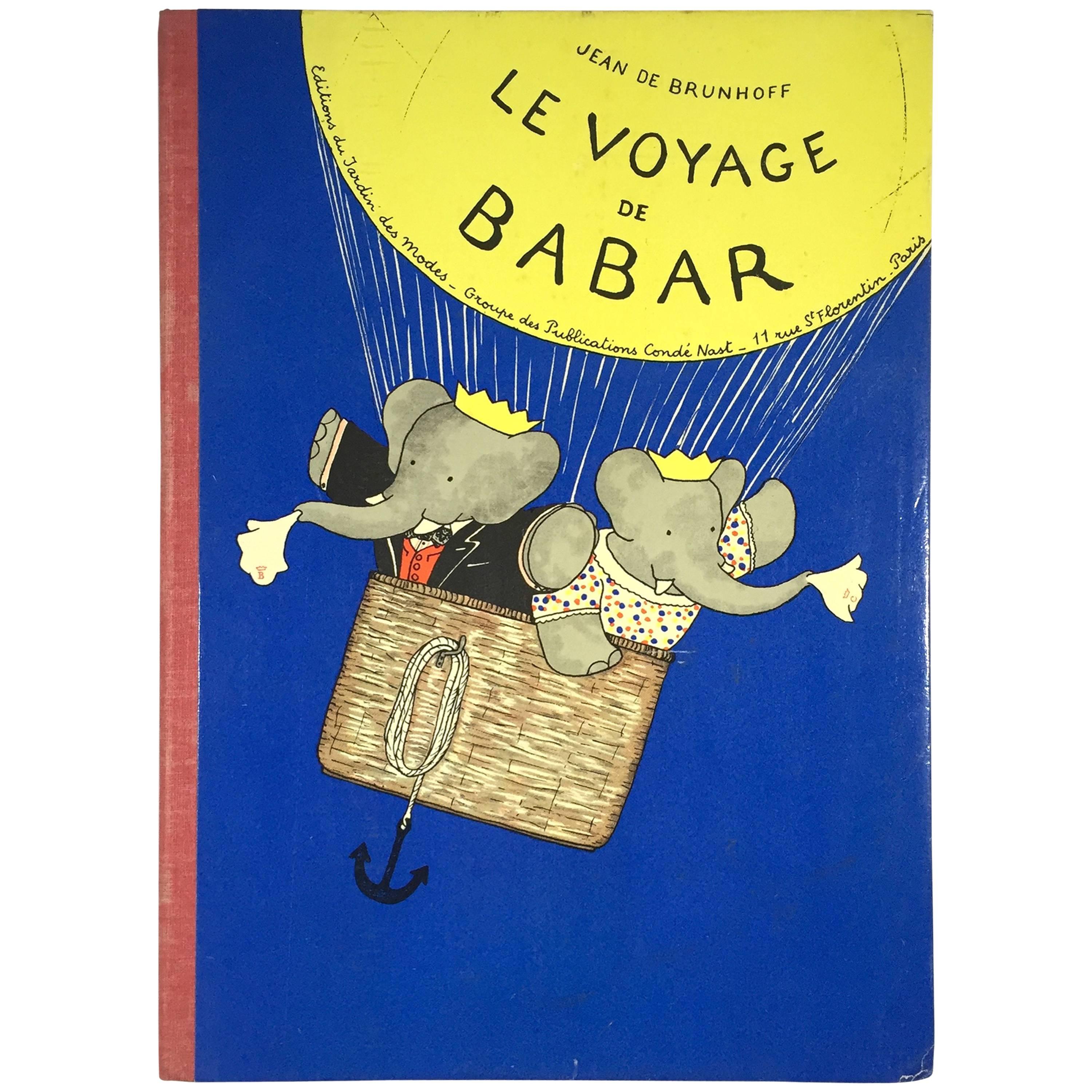 "Le Voyage De Babar – Jean De Brunhoff" Book - 1931
