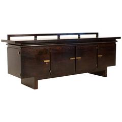 Rare and Important Art Deco Bauhaus Sideboard or Credenza by Bruno Paul