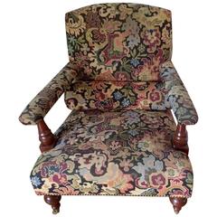 Handsome Kilim George Smith Armchair