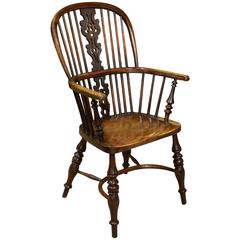 Beechwood and Ash High Back Windsor Chair