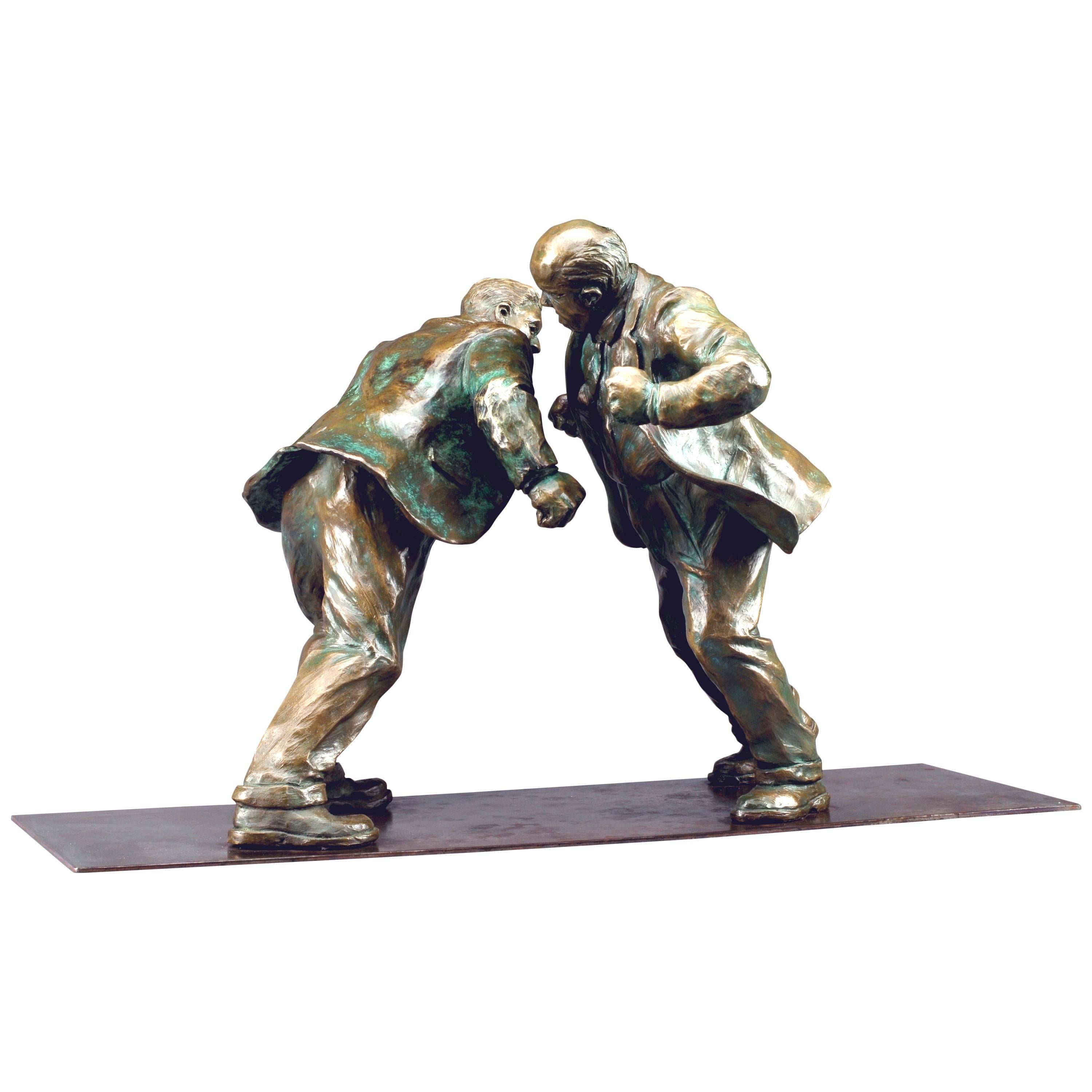 Big Business, Bronze Sculpture by Jim Rennert For Sale