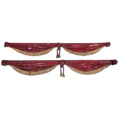 Pair of 18th Century Oak Curtains