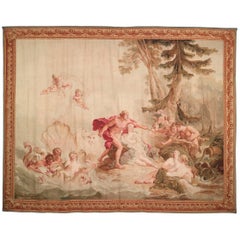 Antique Aubusson French Wall Tapestry