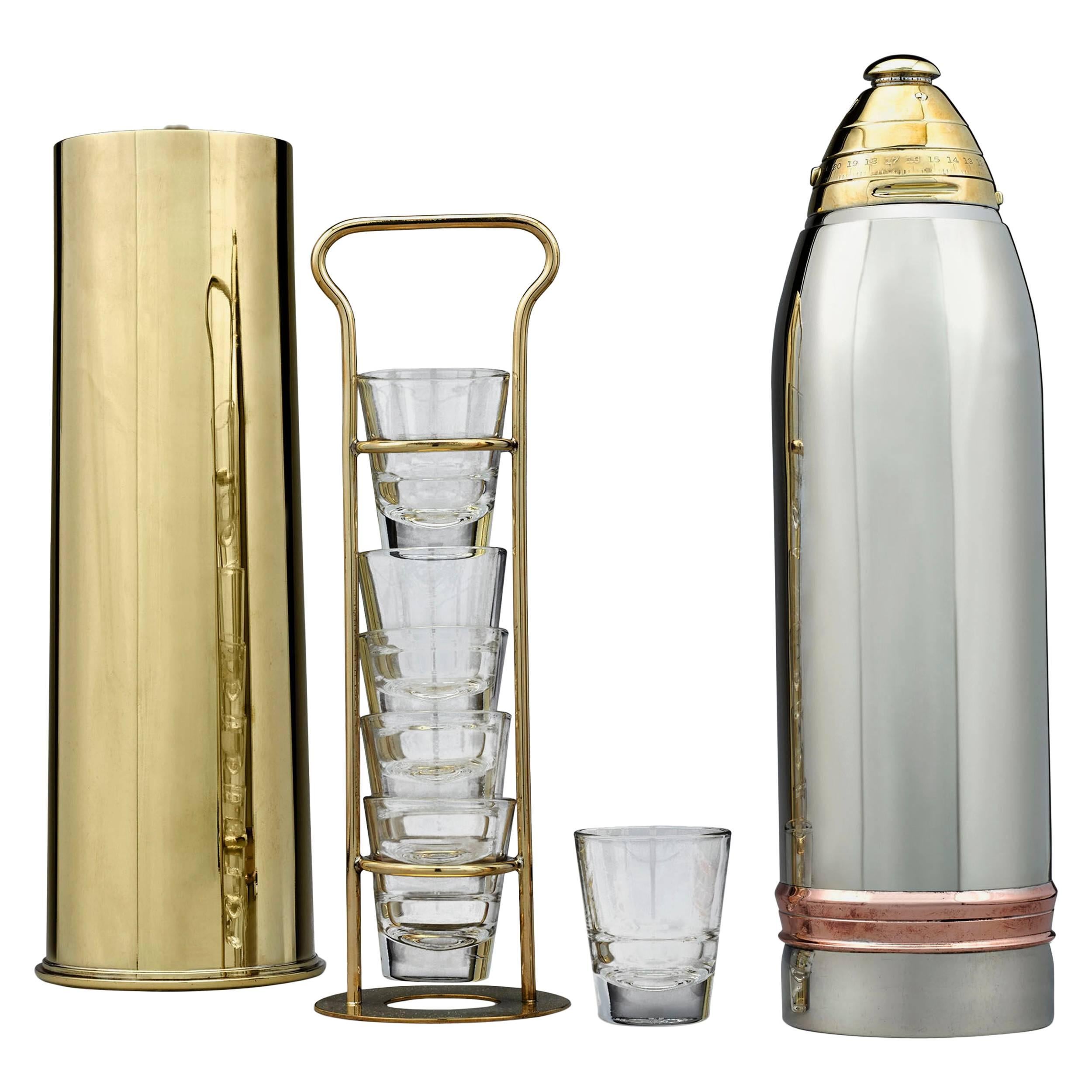 Artillery Shell Cocktail Shaker by Gorham