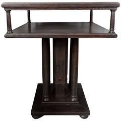 Arts and Crafts Josef Hoffmann style oak occasional table, circa 1900 