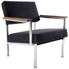 1960s Dutch Design Easy Chair Model 36DLA by Gijs Van Der Sluis New Upholstered