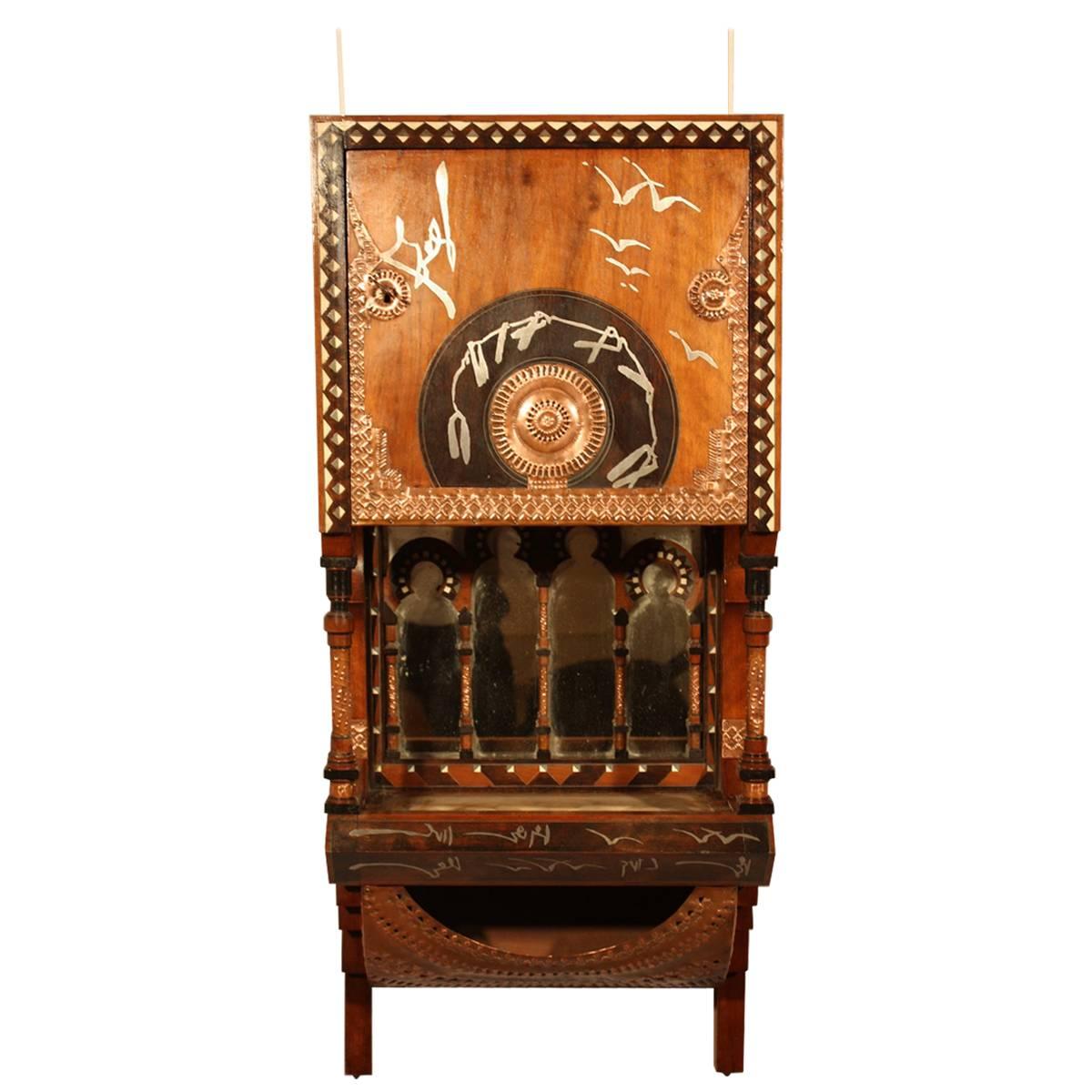 Carlo Bugatti 1900s Wall Cabinet