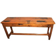 Rare 20th Century Elephant Wood Sofa or Hall Table