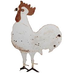 Early Monumental Poultry Farm Trade Sign