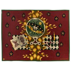 Superb Picart Le Doux Aubusson Wool Tapestry, 1961 11