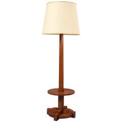 Handsome Standing Lamp with Tray Table, France, 1950s 7