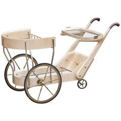 Gorgeous Aldo Tura Cart Creme, 1965 10
