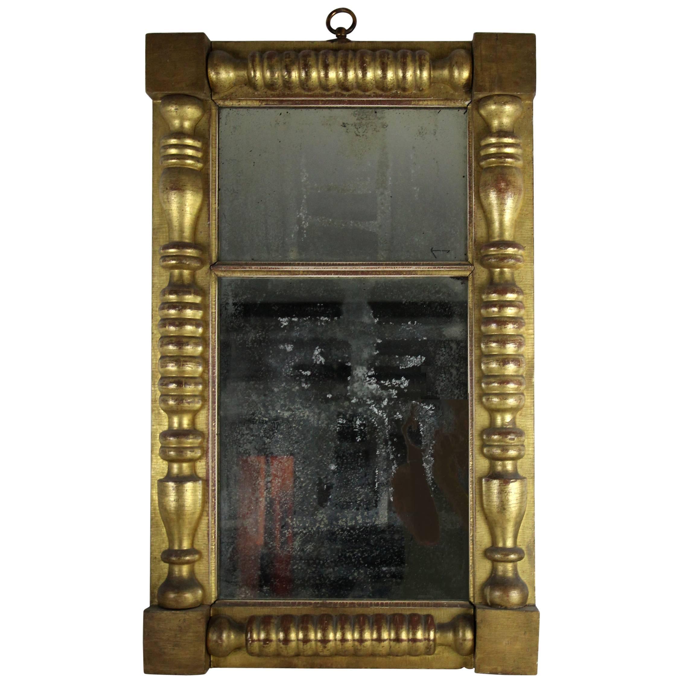 Philadelphia Gold Leaf Looking Glass, circa 1825 For Sale
