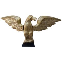 19th Century American Giltwood Eagle 2