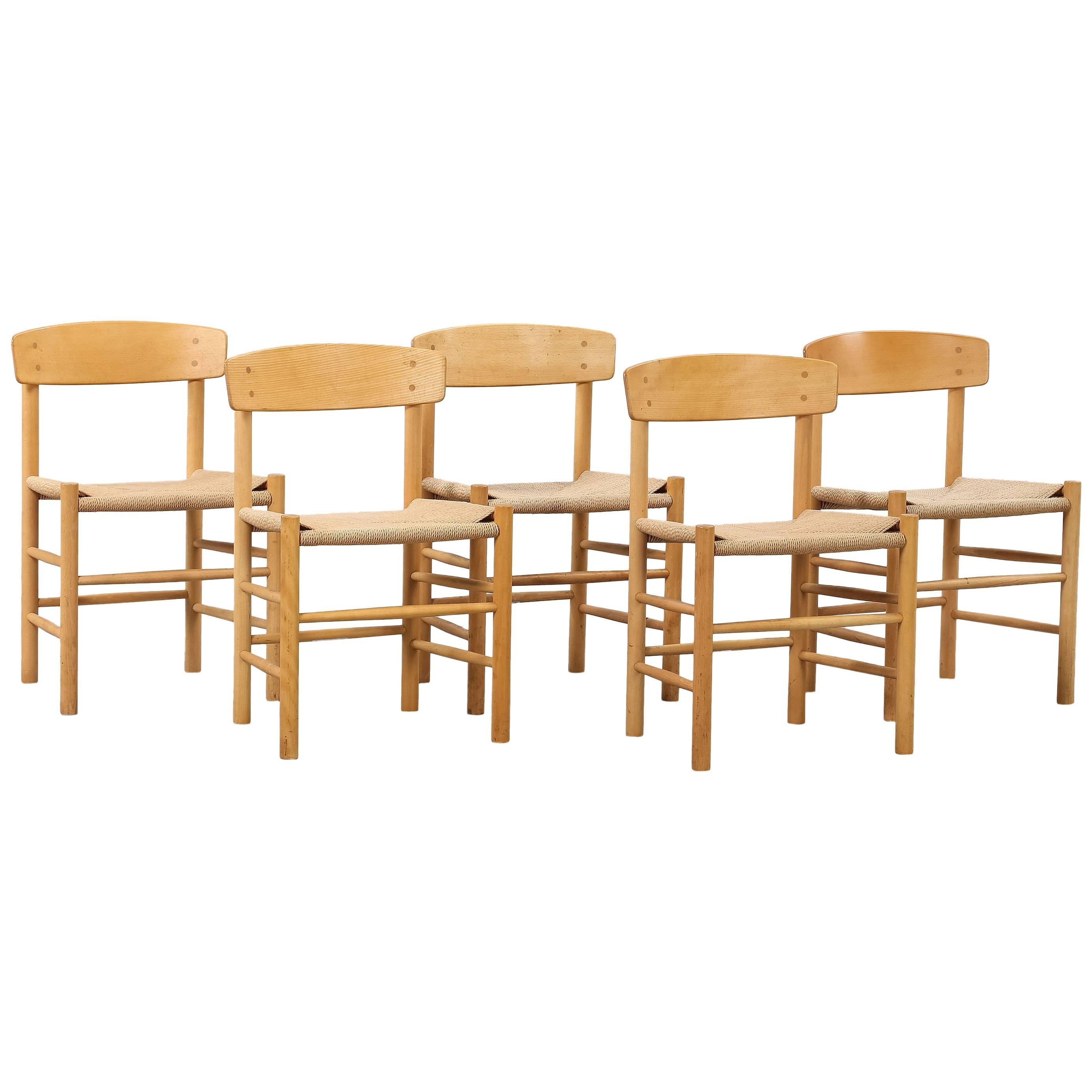 Set of Børge Mogensen Peoples Chairs