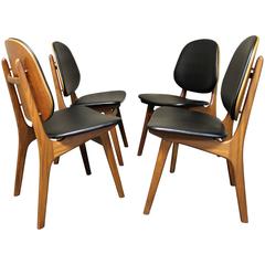 Arne Hovmand-Olsen Danish Teak Dining Chairs