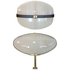 Pair of Glass Lambda Wall-Mounted Lights by Vico Magistretti for Artemide 4