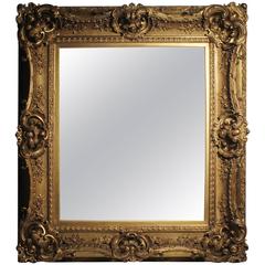 Antique Italian Gilt 19th Century Picture Frame or Mirror Baroque Rococo Style 9