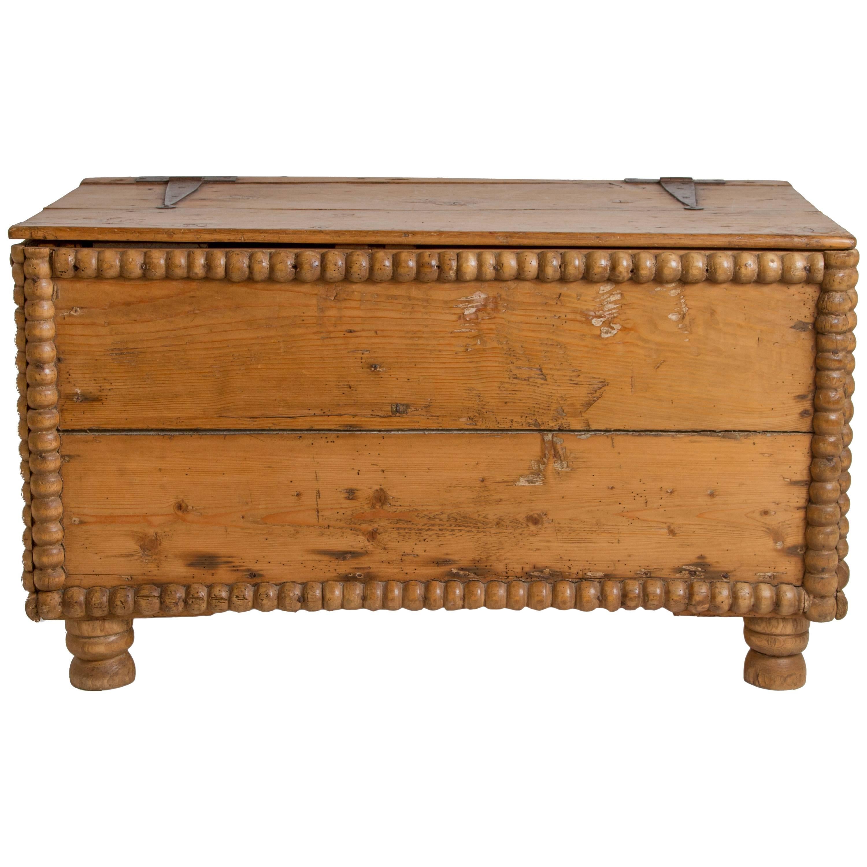 Early 20th Century Pine Trunk