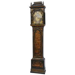 Antique Tall Case Clock by Thomas Horlock / Hammersmith, London