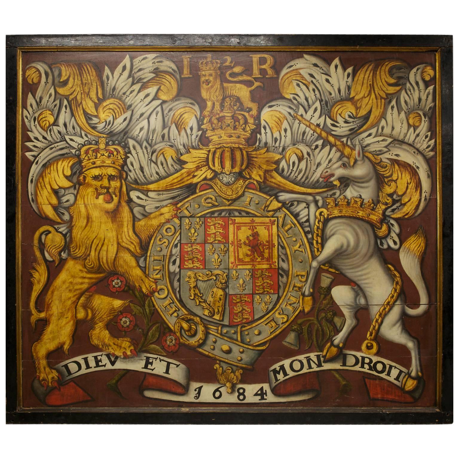 17th Century Courtroom Coats of Arms